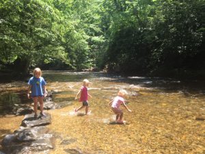 Girls in River